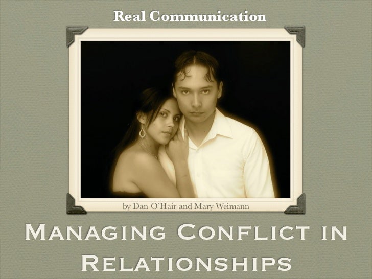 Conflict in dating relationships