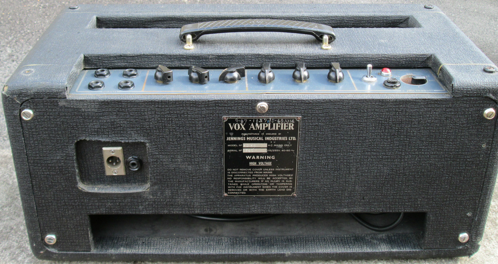 Vox amp serial number dating