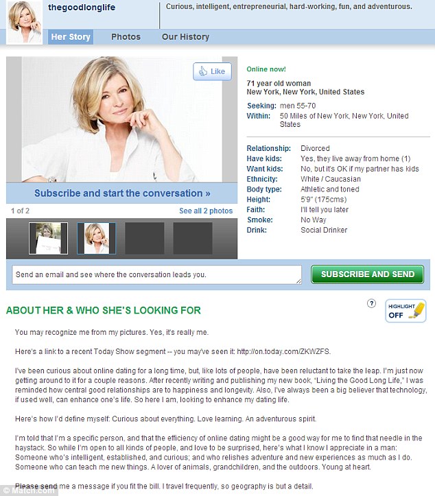 personal profile examples for dating sites
