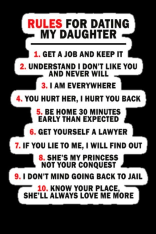 dad's rules for dating my son