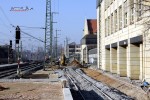 Bahnsteigende West, Gleis 20, Blick Richtung Erlangen