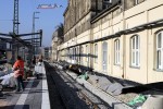 Bahnsteigende Ost, Gleis 20, Blick Richtung Erlangen