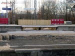 Baustellenzufahrt Mittelbahnsteig